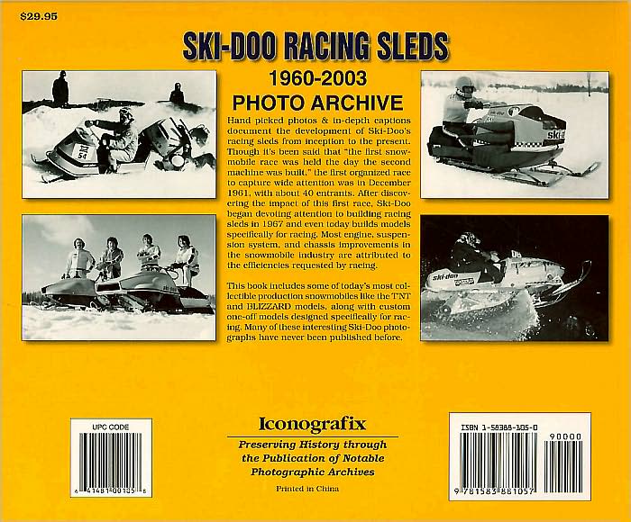 Ski-doo Racing Sleds 1960-2003 Photo Archive