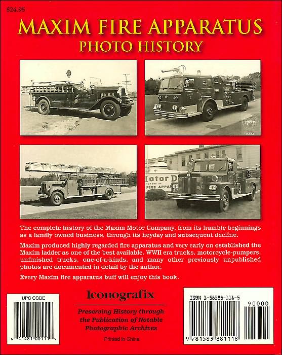 Maxim Fire Apparatus Photo History