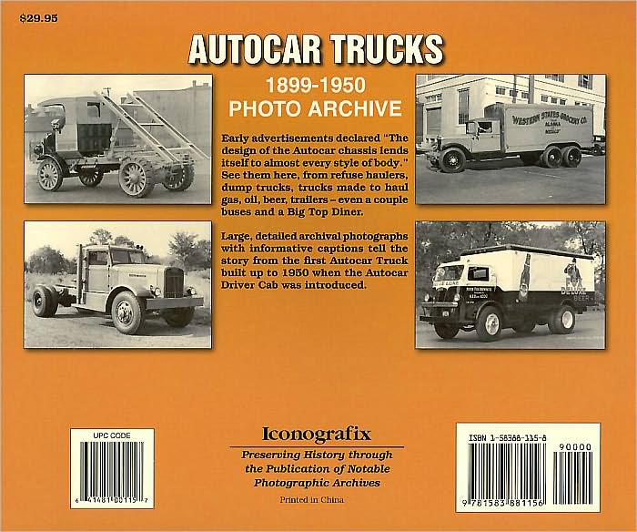 Autocar Trucks 1899-1950 Photo Archive