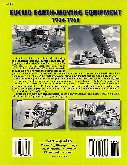 Euclid Earthmoving Equipment: 1924-1968