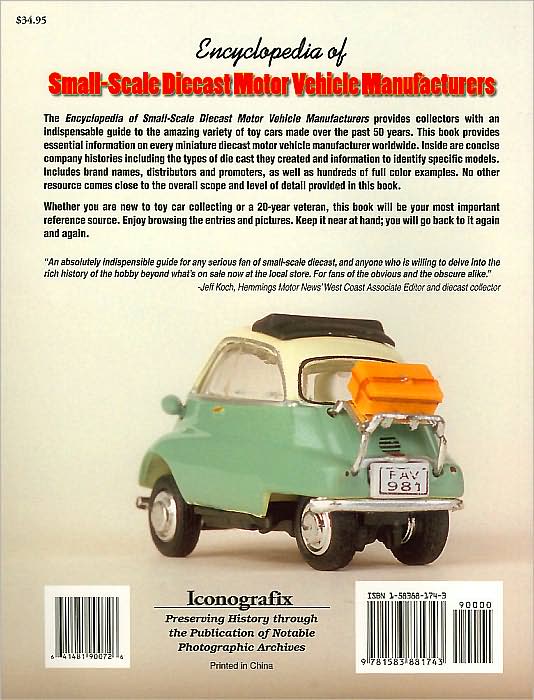 Encyclopedia of Small-Scale Diecast Motor Vehicle Manufacturers