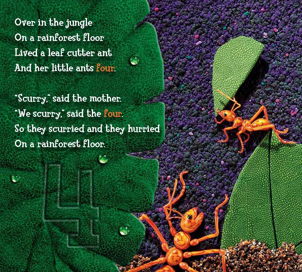 Over in the Jungle: A Rainforest Rhyme
