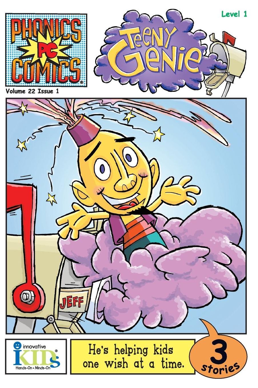Phonics Comics: Teeny Genie - Level 1