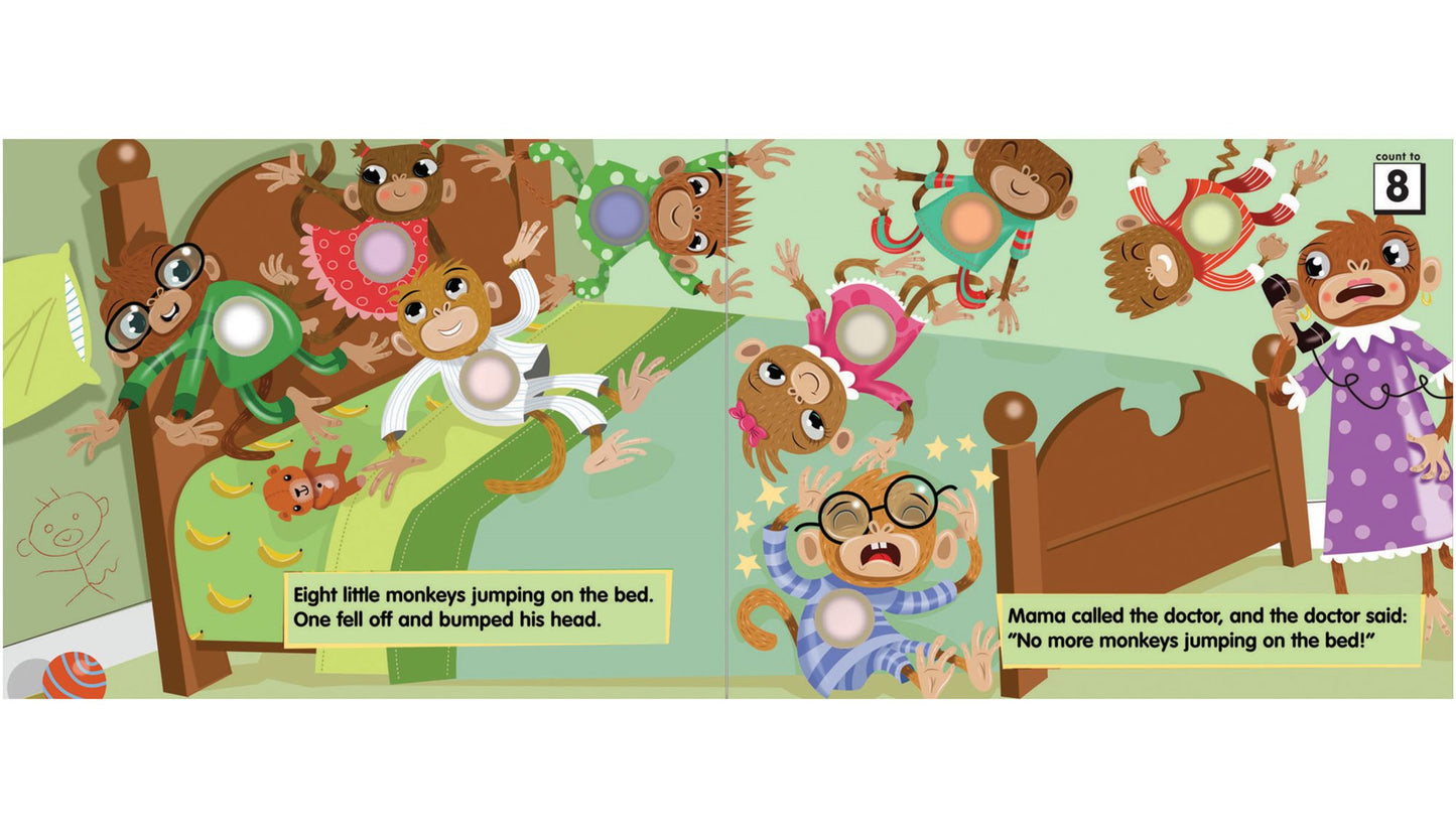 Poke-a-Dot: 10 Little Monkeys (30 Poke-able poppin; dots)