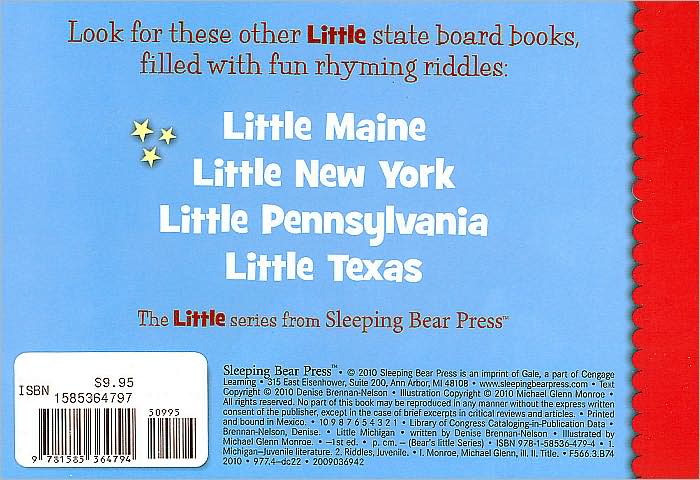 Little Michigan Board Book (My Little State Series)