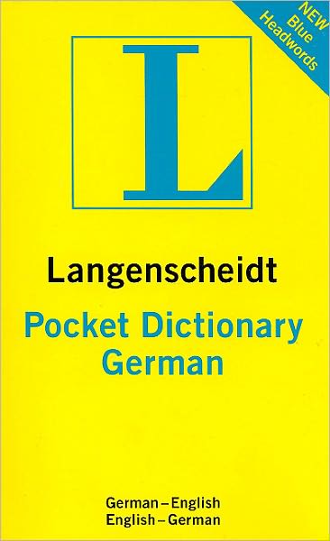 Langenscheidt: Pocket Dictionary German (new German spelling)