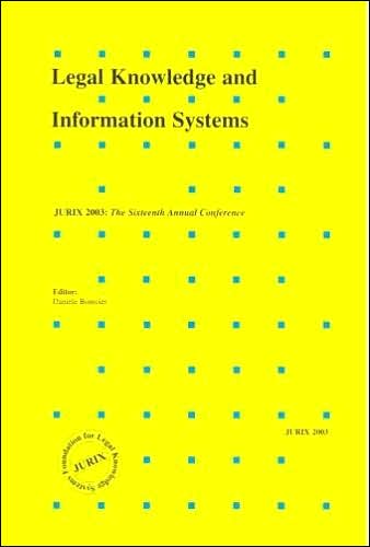 Legal Knowledge and Information Systems