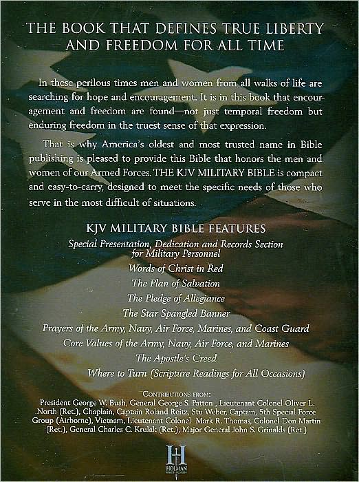 KJV Large Print Compact Military Bible