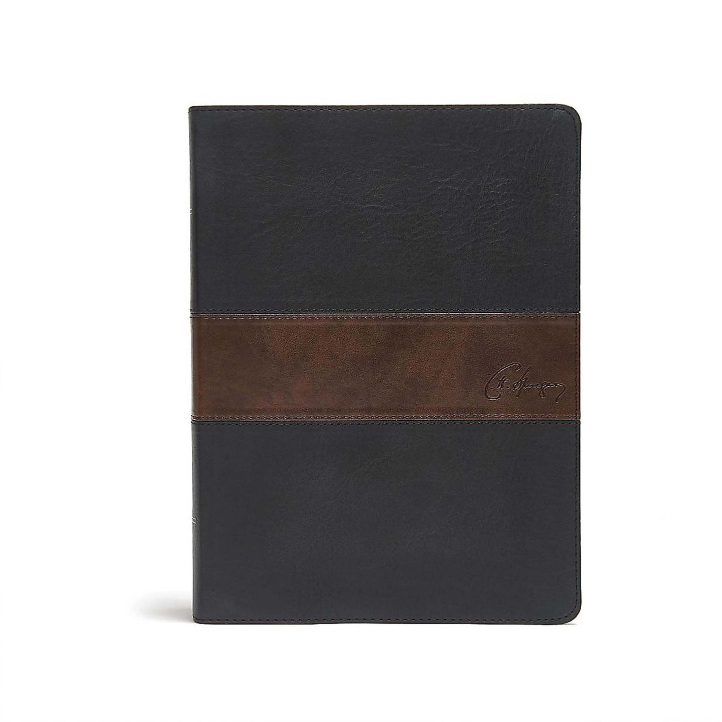 CSB Spurgeon Study Bible, Black/Brown LeatherTouch