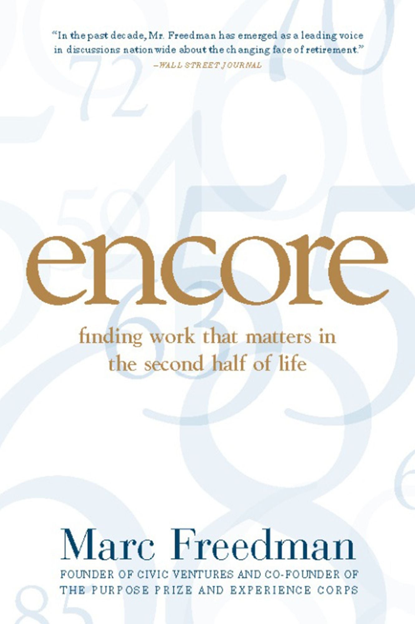 Encore: Finding Work that Matters in the Second Half of Life