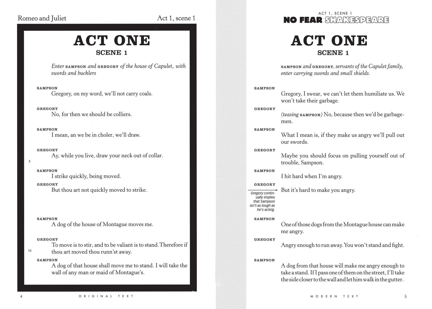 Romeo and Juliet (No Fear Shakespeare)