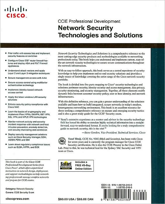 CCIE Professional Development: Network Security Technologies and Solutions