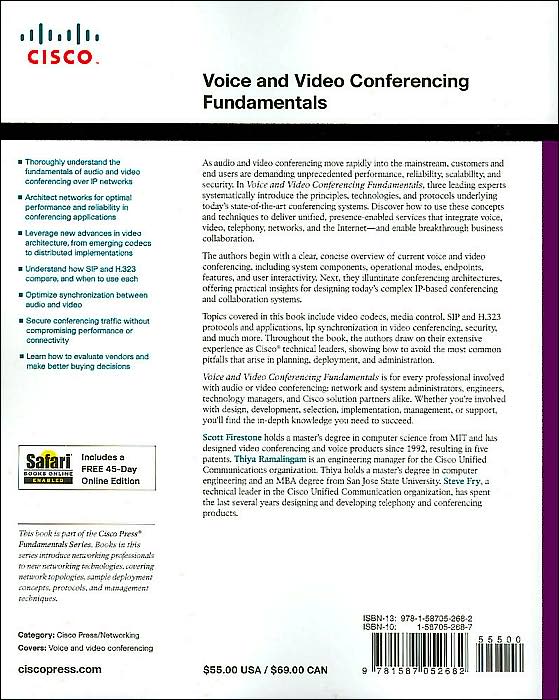 Voice and Video Conferencing Fundamentals (Networking Technology Series)