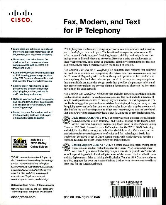 Fax, Modem, and Text for IP Telephony