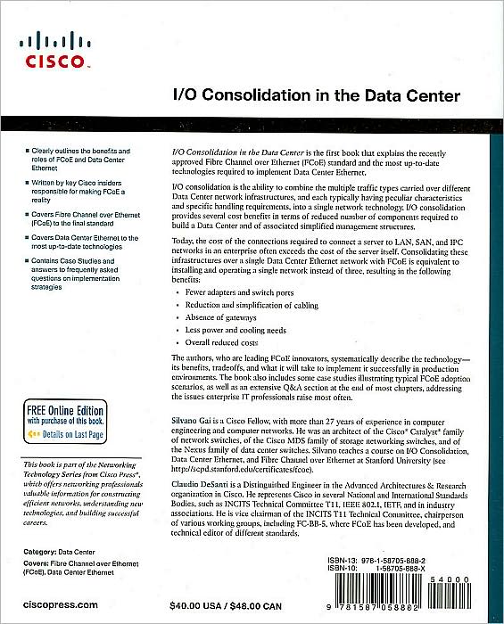 I/O Consolidation in the Data Center (Networking Technology Series)