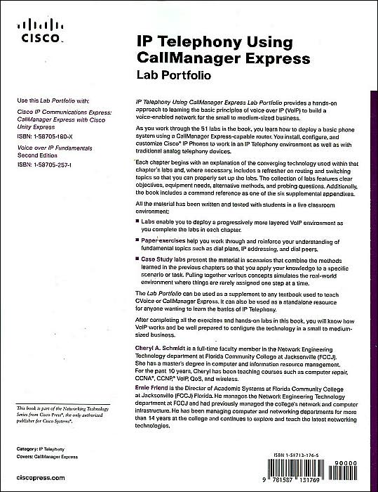 IP Telephony Using CallManager Express-Lab Portfolio