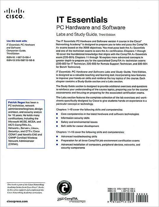IT Essentials: PC Hardware and Software: Labs and Study Guide