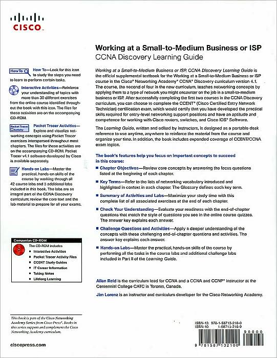 Working at a Small-To-Medium Business or ISP: CCNA Discovery Learning Guide with CDROM (Companion Guide Series)