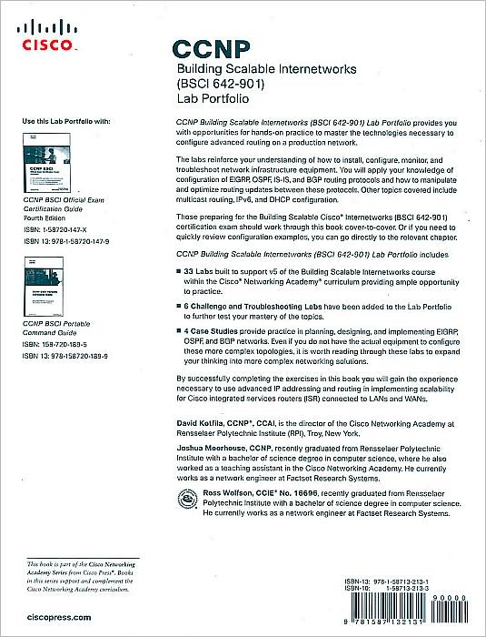 CCNP Building Scalable Internetworks (BSCI 642-901) Lab Portfolio