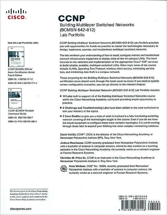 CCNP Building Multilayer Switched Networks (BCMSN 642-812) Lab Portfolio