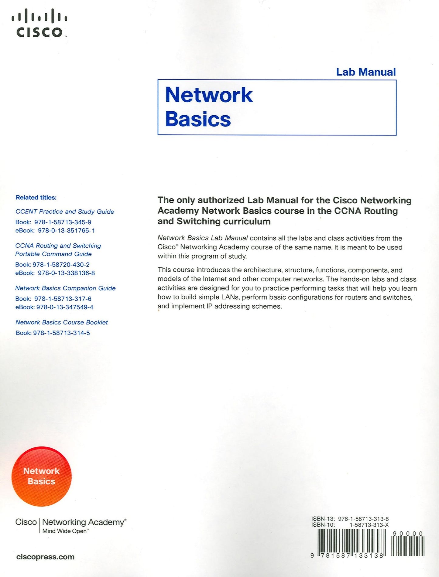 Network Basics Lab Manual