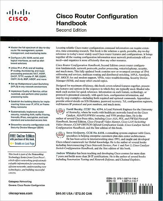 Cisco Router Configuration Handbook