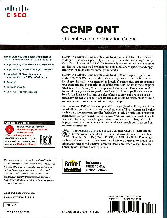 CCNP ONT Official Exam Certification Guide