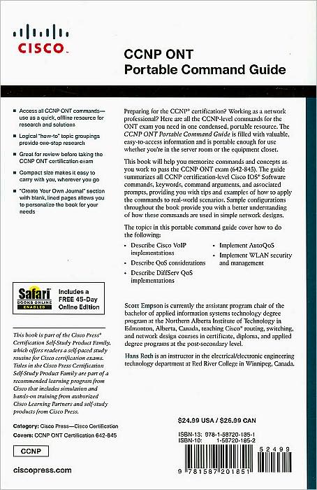 CCNP Ont Portable Command Guide