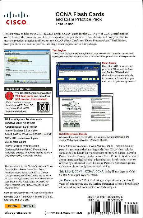 CCNA Flash Cards and Exam Practice Pack
