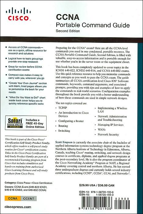CCNA Portable Command Guide (CCNA Self-Study)