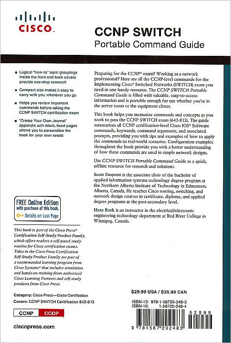 CCNP SWITCH Portable Command Guide (Portable Command Guide Series)