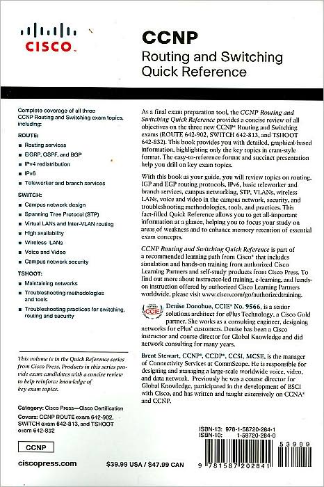 CCNP Routing and Switching Quick Reference