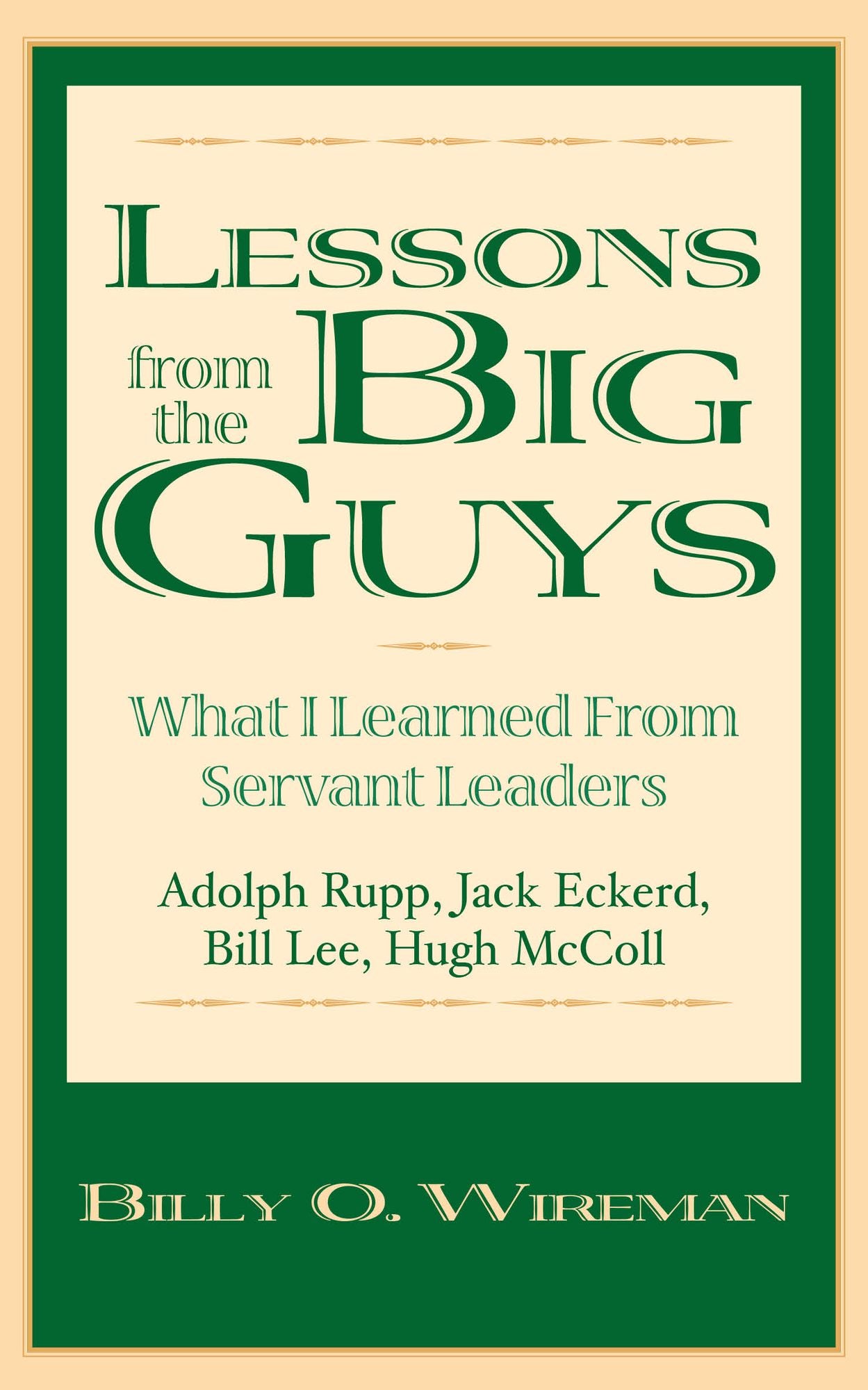 Lessons from the Big Guys