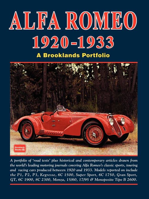 ALFA ROMEO 1920-1933 ROAD TEST PORTFOLIO