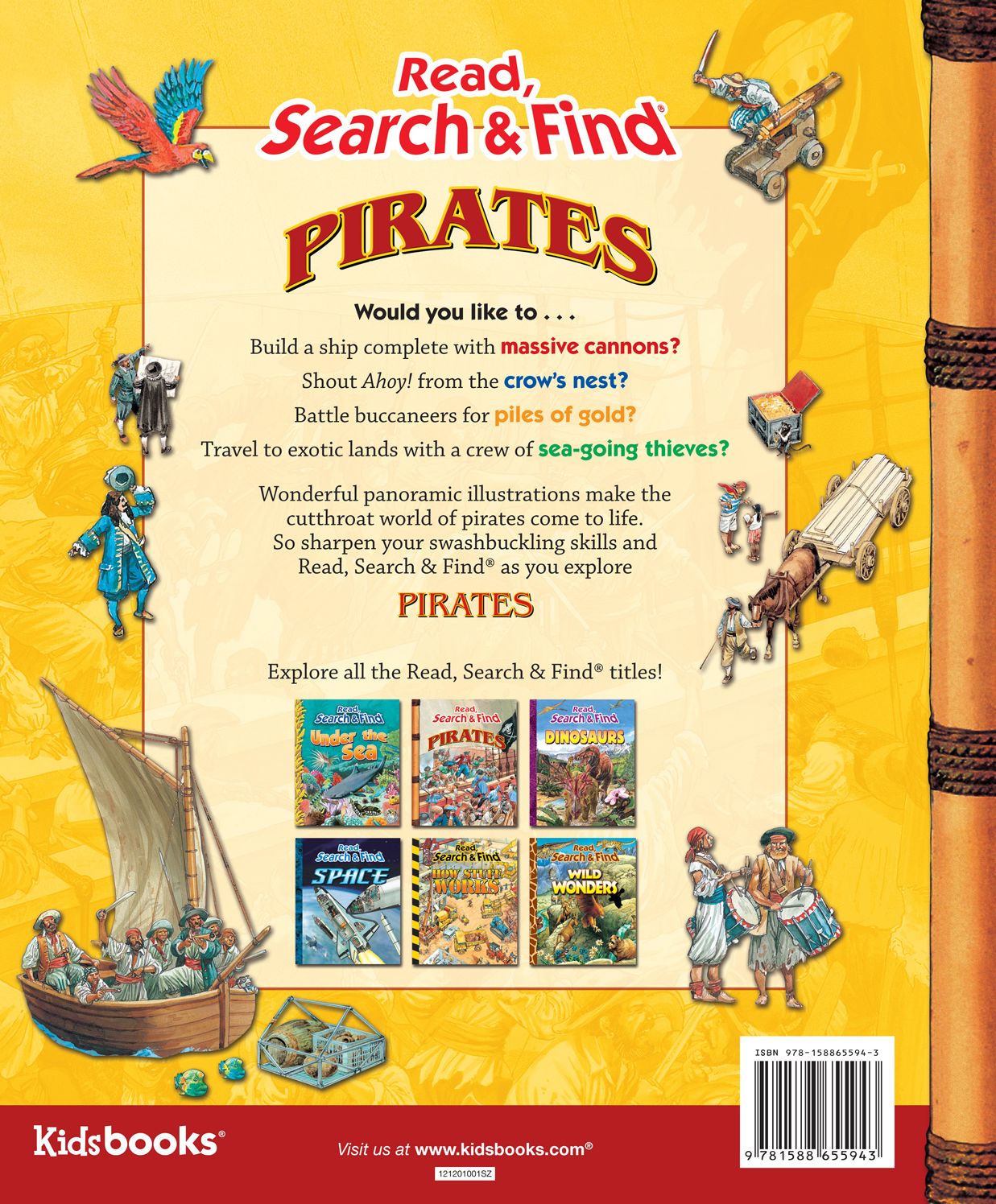 Pirates (Read, Search & Find Series)