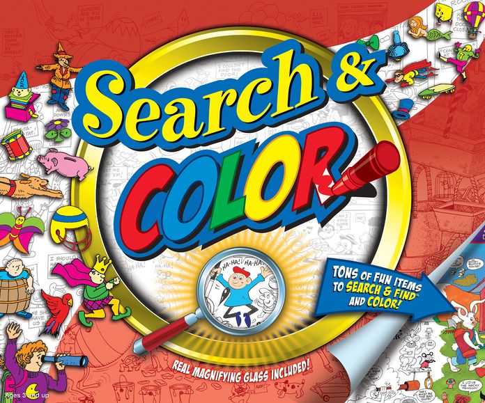 Search & Color 10'' by 12'' Magnifying Glass