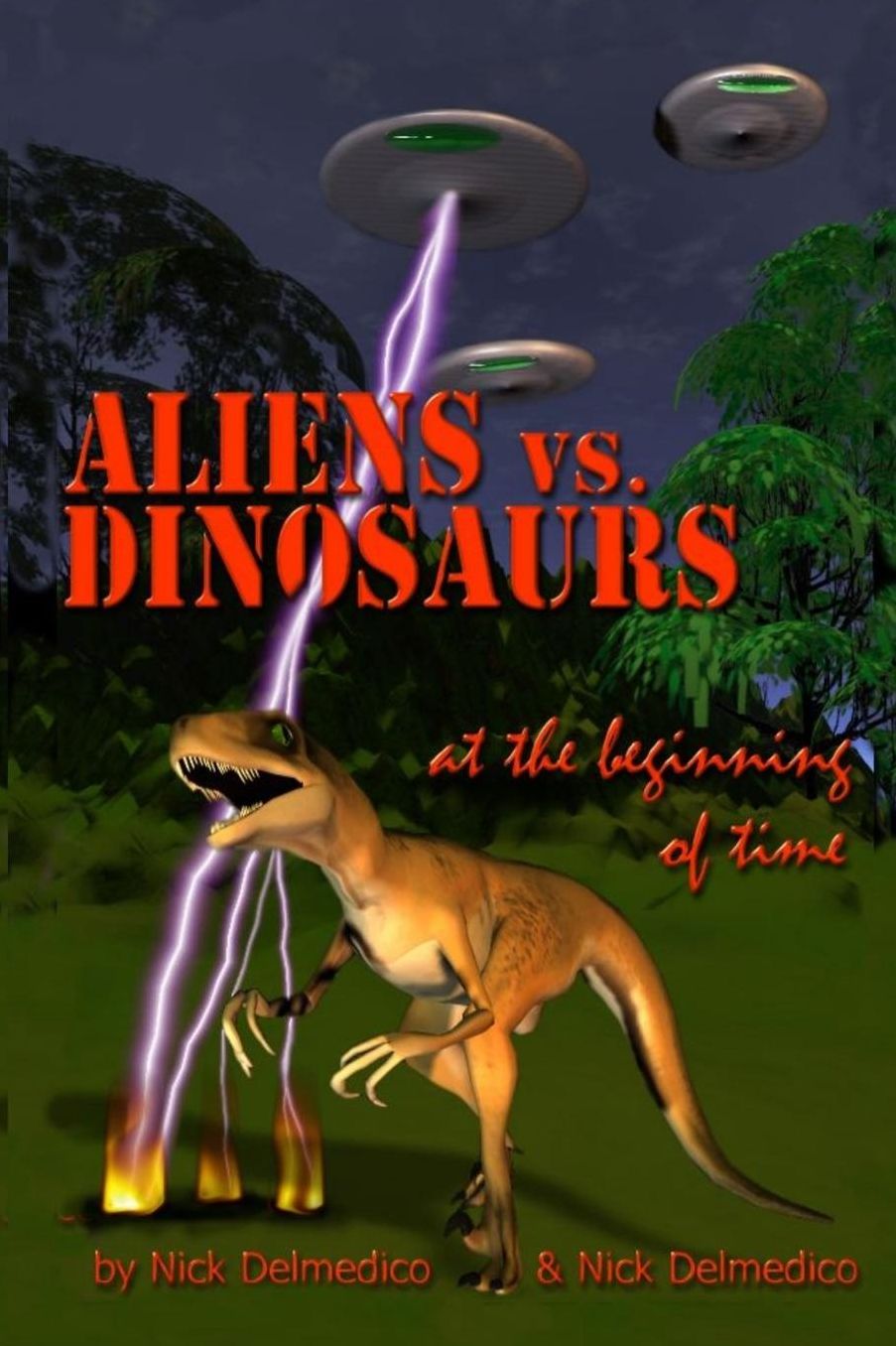 Aliens vs Dinosaurs at the Beginning of Time