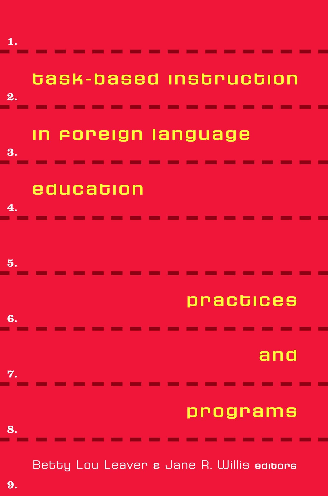 Task-Based Instruction In Foreign Language Education