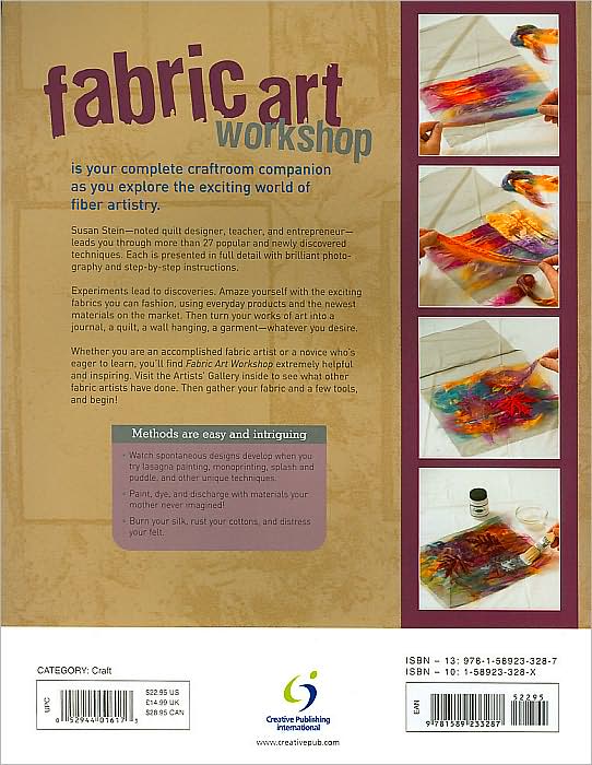 Fabric Art Workshop: Exploring Techniques & Materials for Fabric Artists and Quilters