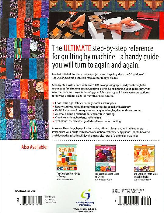 Quilting Bible, 3rd Edition: The Complete Photo Guide to Machine Quilting