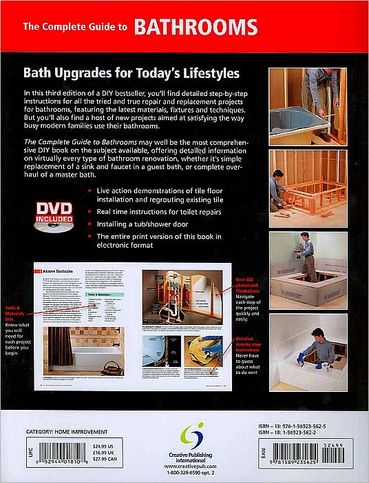 Black & Decker The Complete Guide to Bathrooms, Third Edition: *Remodeling on a budget * Vanities & Cabinets * Plumbing & Fixtures * Showers, Sinks & Tubs
