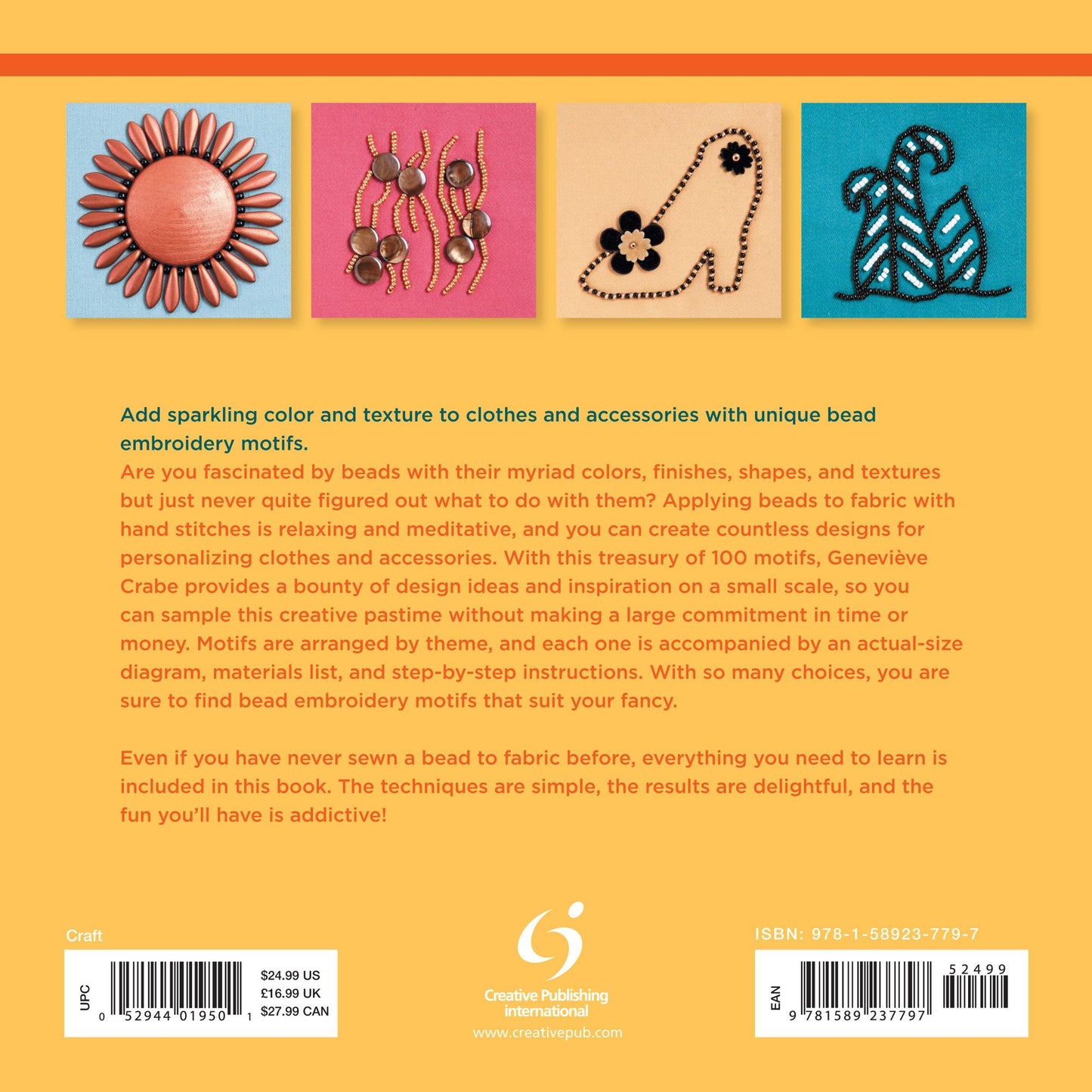 How to Make 100 Bead Embroidery Motifs: Inspiration and Instructions for Plant, Animal, Abstract, and Icon Designs
