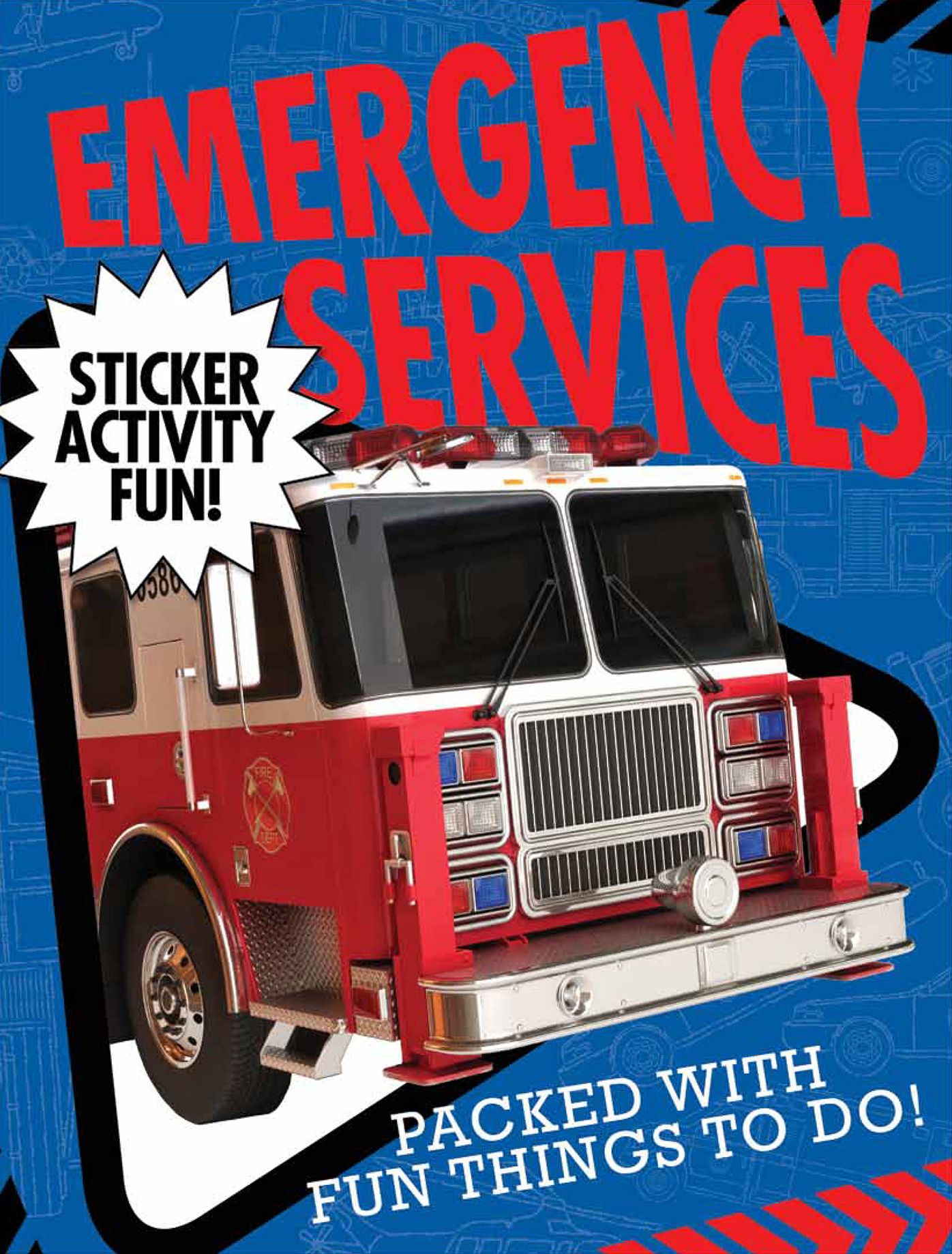 Emergency Services Sticker Activity Fun