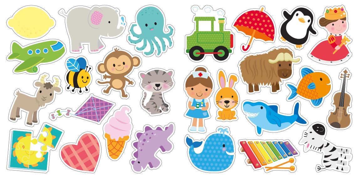 ABC Alphabet Sticker Book