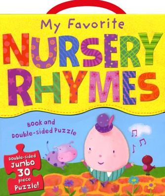 My Favorite Nursery Rhymes Book and Puzzle Set
