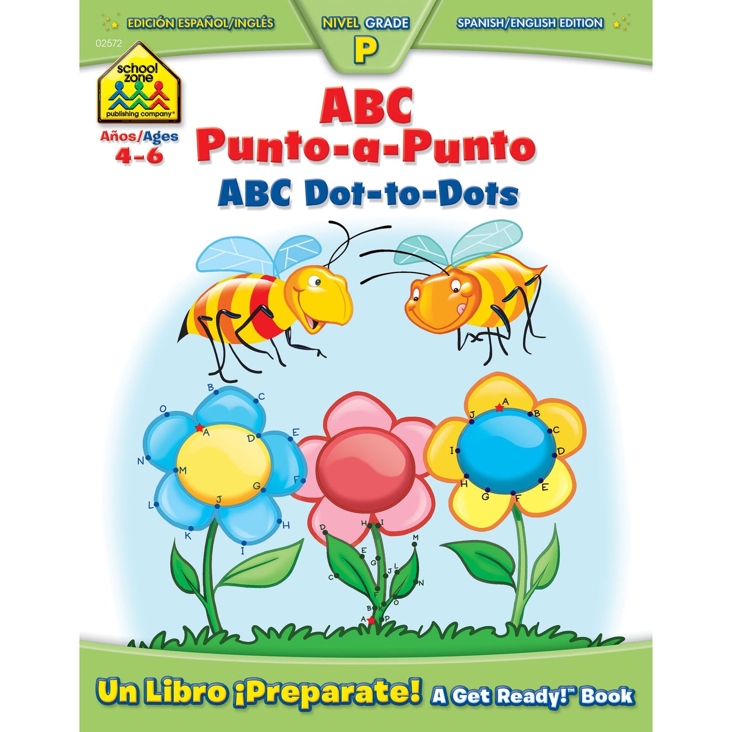 School Zone Bilingual ABC Dot-to-Dots Workbook
