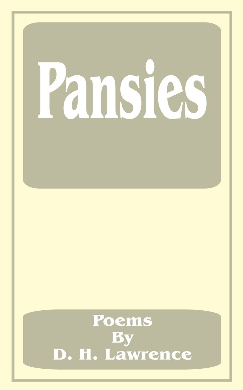 Pansies: Poems