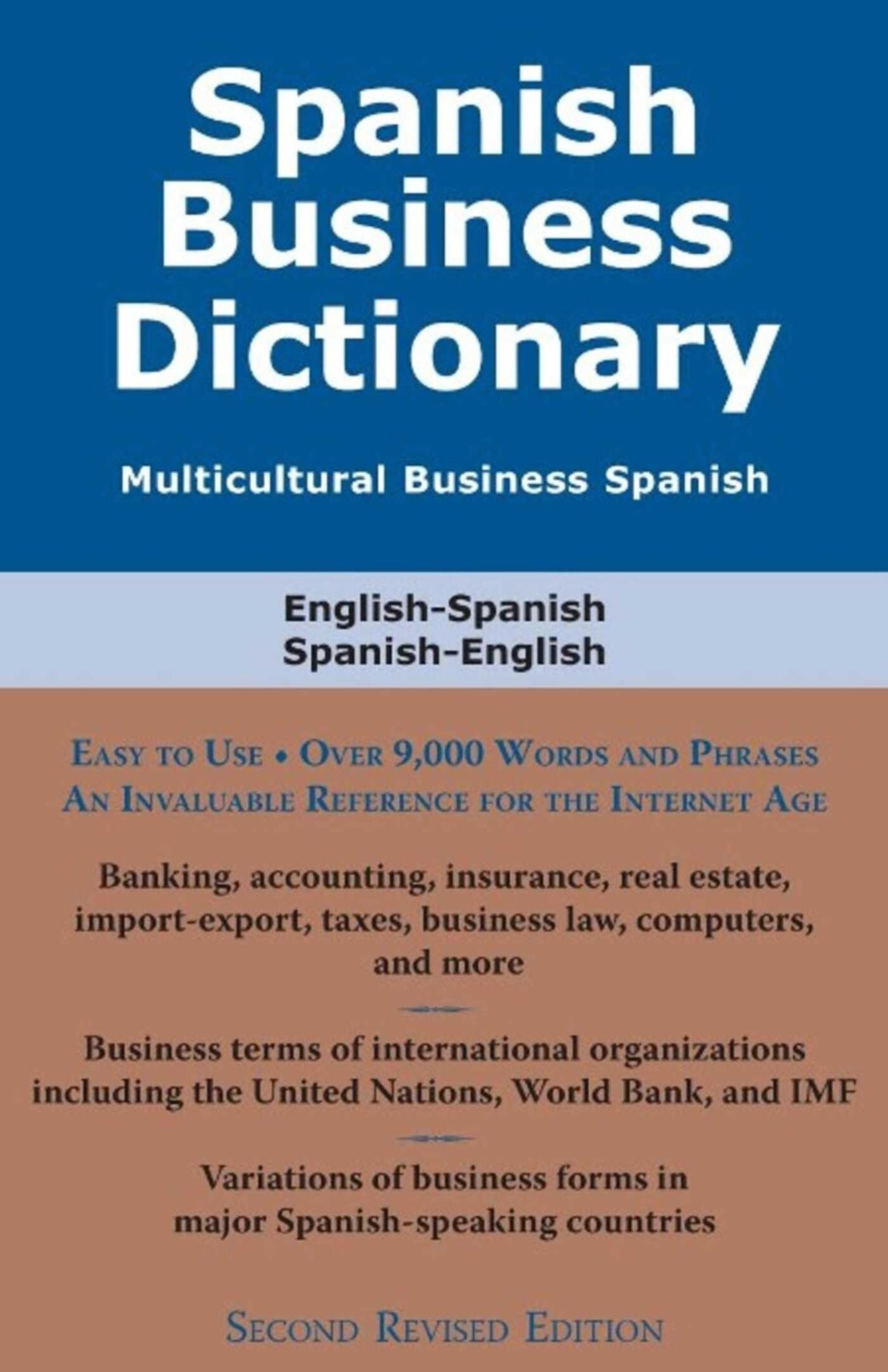 Spanish Business Dictionary: Multicultural Business Spanish