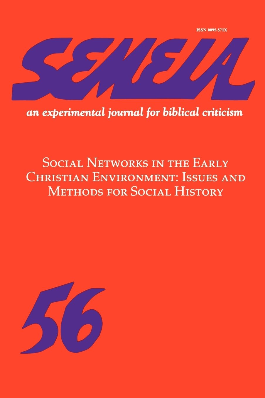 Semeia 56: Social Networks in the Early