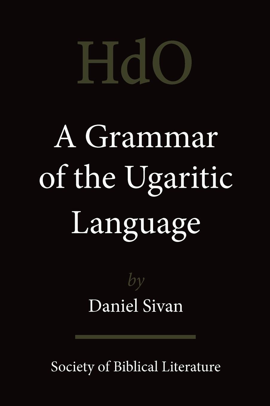 A Grammar Of The Ugaritic Language
